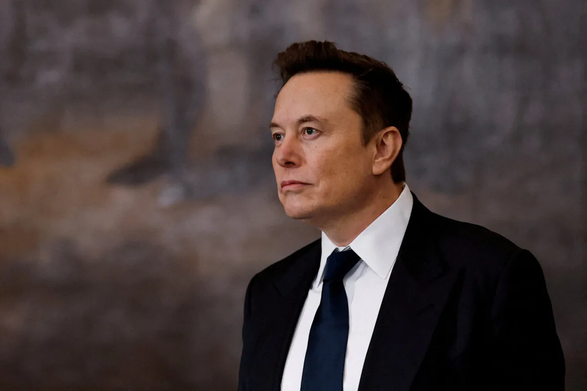 Tesla and SpaceX CEO Elon Musk arrives to the inauguration of U.S. President-elect Donald Trump in the Rotunda of the U.S. Capitol in Washington, on Jan. 20, 2025. (Chip Somodevilla/Pool via Reuters/File Photo)