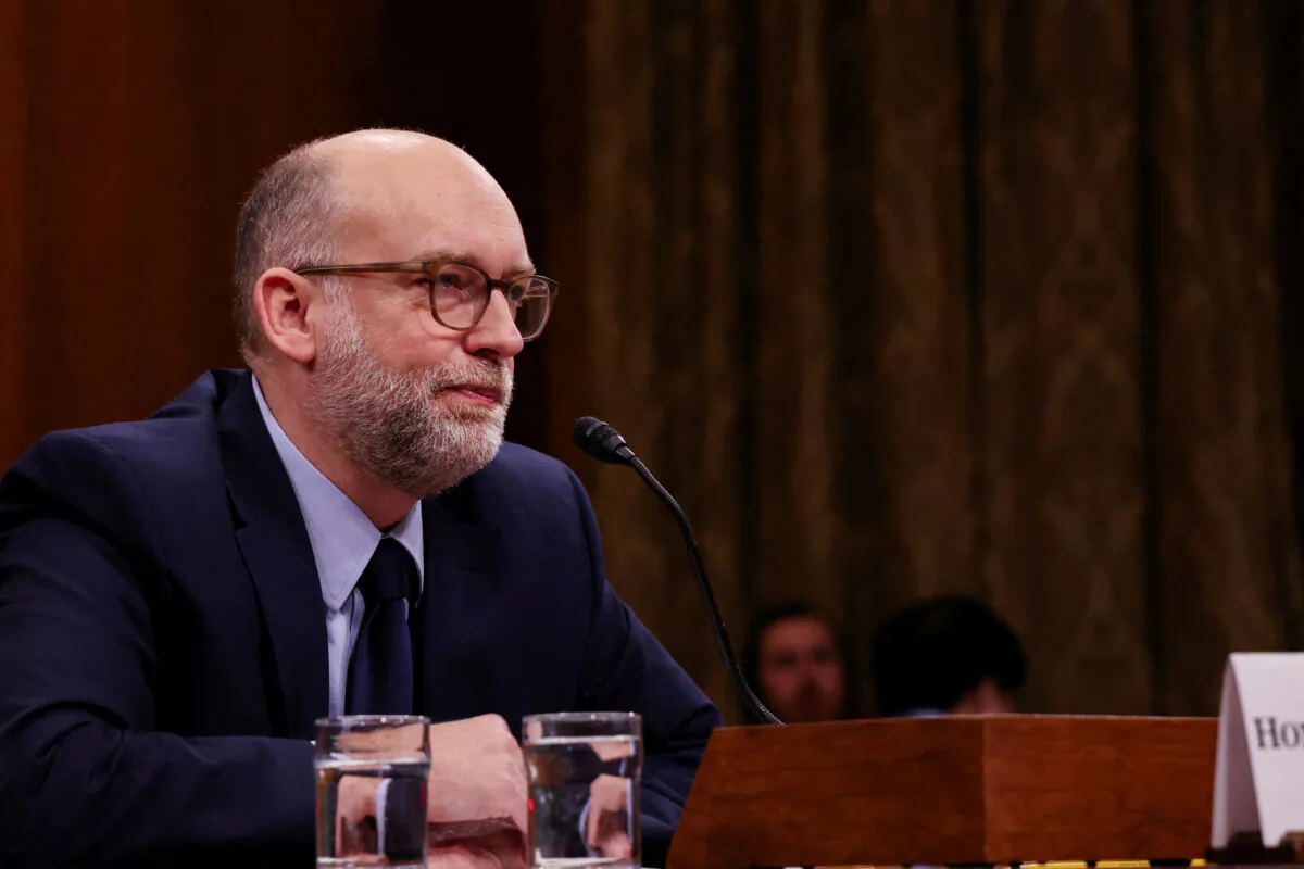 Russell Vought, President Donald Trump's nominee to be director of the Office of Management and Budget, testifies before a Senate Budget Committee confirmation hearing on Capitol Hill in Washington on Jan. 22, 2025. (Kaylee Greenlee Beal/Reuters)