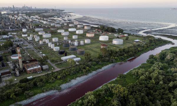 Argentinian Stream Turns Blood Red