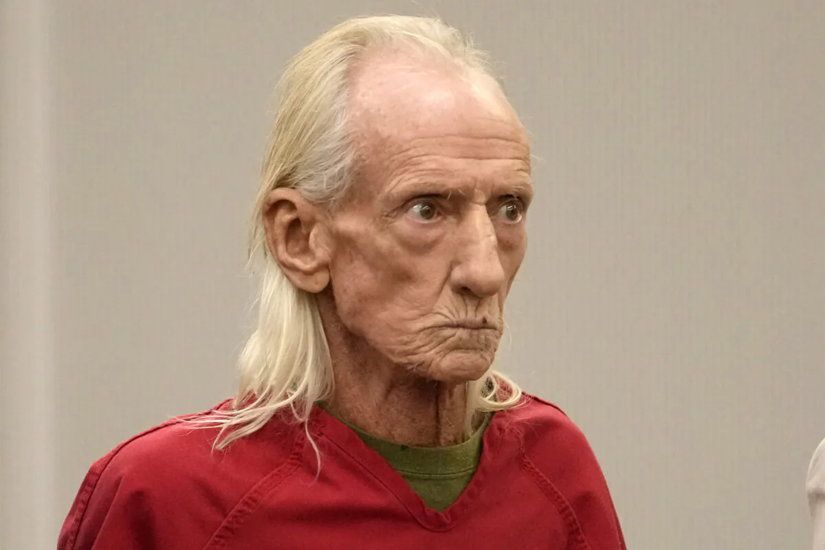 Joseph Czuba, 71, stands before Circuit Judge Dave Carlson for his arraignment at the Will County Circuit Court, in Joliet, Ill., on Oct. 30, 2023. (Charles Rex Arbogast, File/ AP Photo)