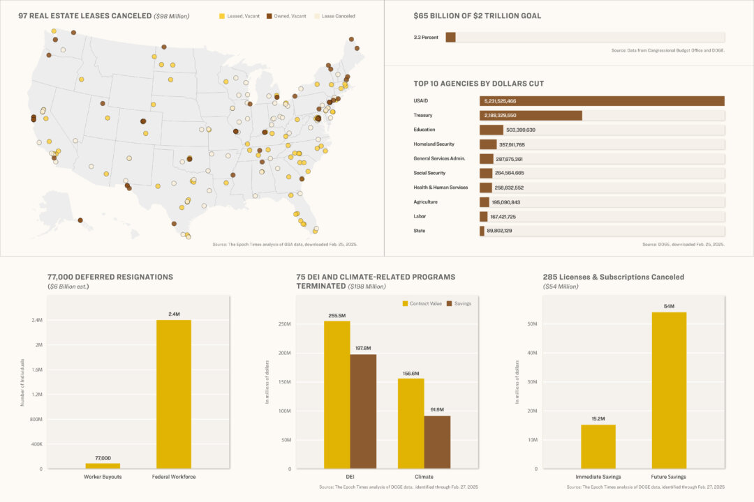 6 Charts That Explain DOGE-Related Cuts So Far