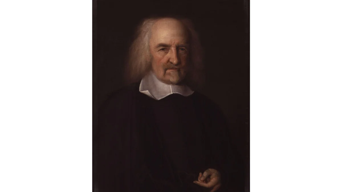 A portrait of Thomas Hobbes by John Michael Wright. National Portrait Gallery, London. (Public Domain)