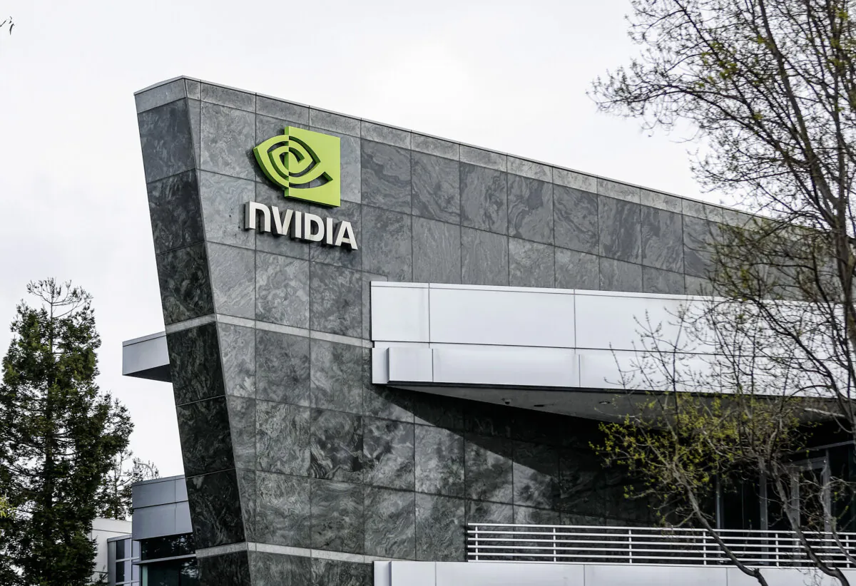The Nvidia headquarters in Santa Clara, Calif., on Feb. 5, 2024. (Justin Sullivan/Getty Images)