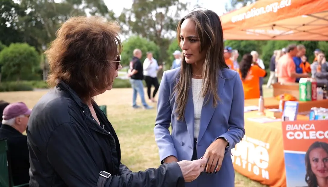 One Nation Victoria's federal candidate for Bruce, Bianca Colecchia. Picture: One Nation Victoria.