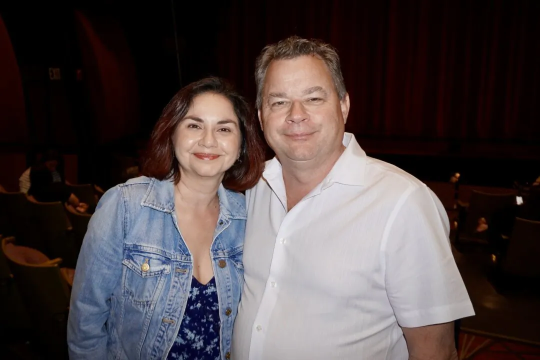 Marisol Vidales and James McCoy enjoyed Shen Y un's evening performance at the McAllen Performing Arts Center on March 1, 2025. (Sonia Wu/The Epoch Times)