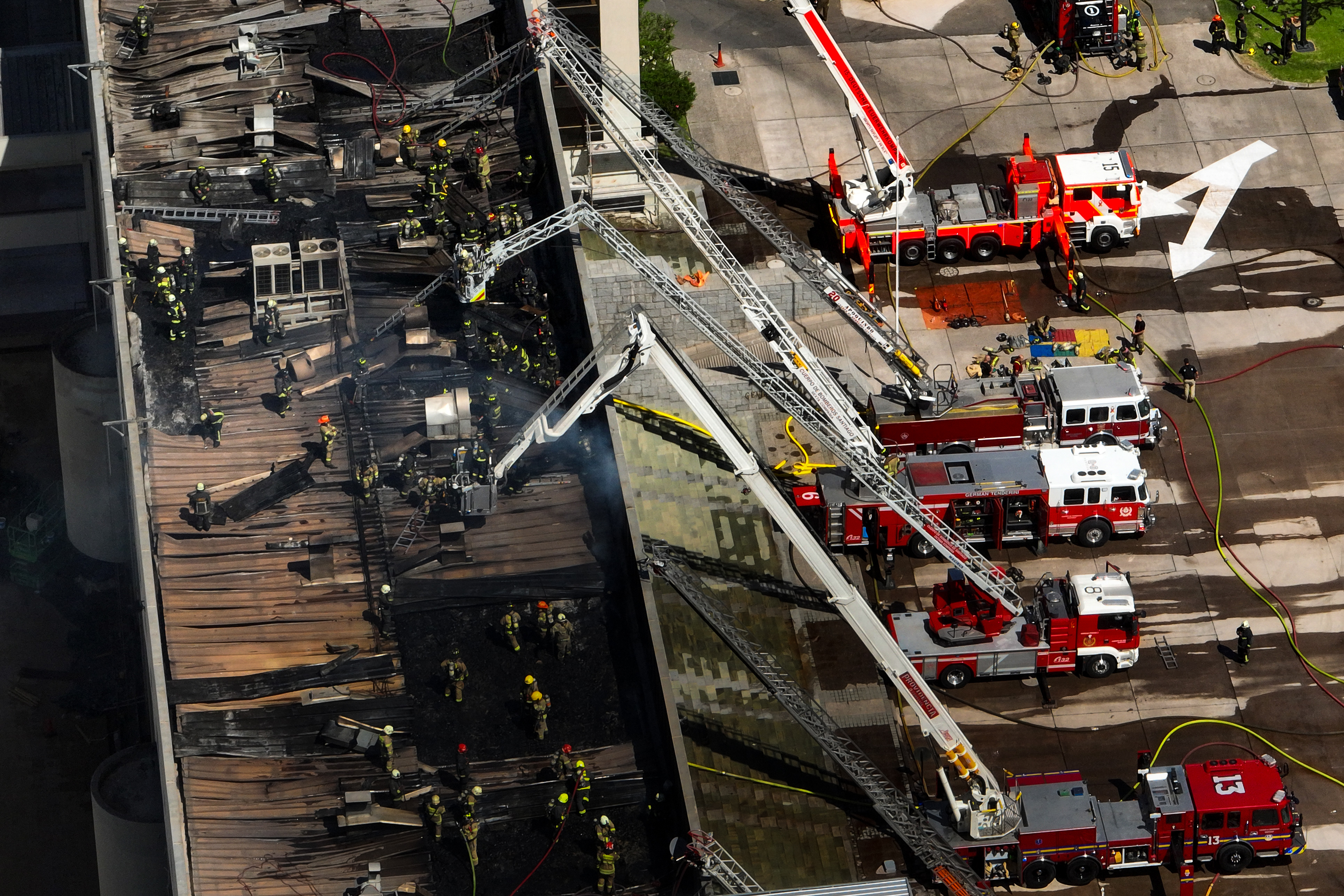 Day in Photos: Fire at Carabineros Academy, Israeli Military Demolishes Homes, and Brazil Carnival