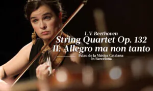 Beethoven: String Quartet Op. 132 – II. Allegro ma non tanto | Cosmos Quartet