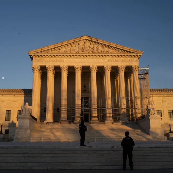 The U.S. Supreme Court in Washington on Feb. 10, 2025. (Madalina Vasiliu/The Epoch Times)