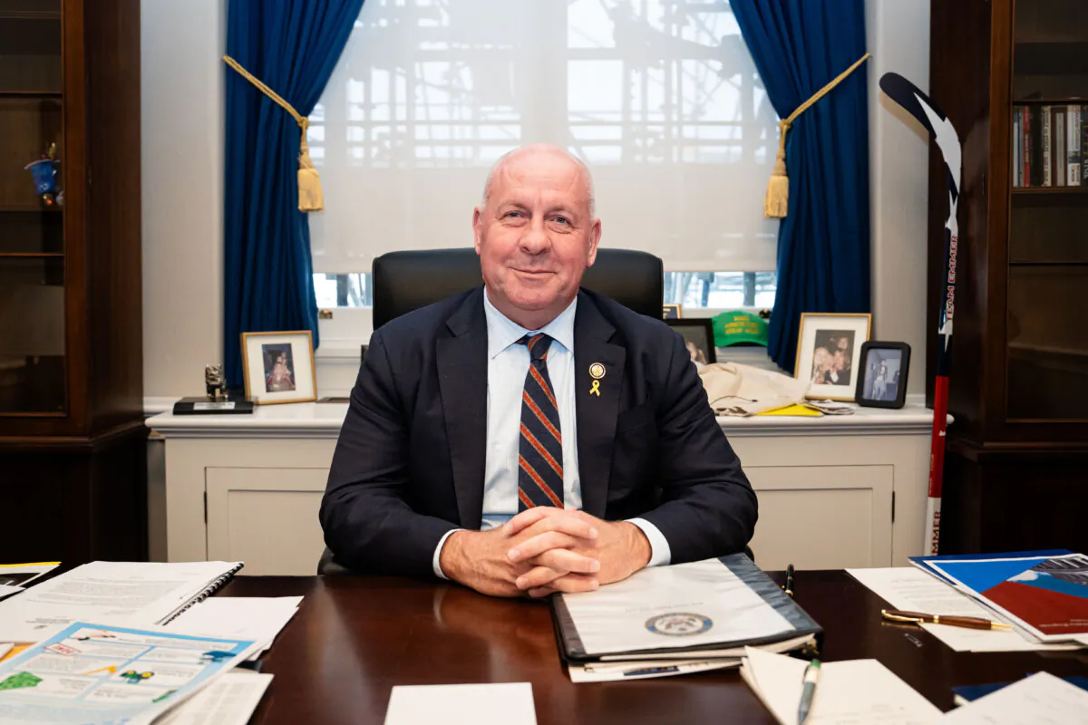 Rep. Dave Taylor (R-Ohio) at his office on Capitol Hill in Washington on March 6, 2025. (Madalina Vasiliu/The Epoch Times)