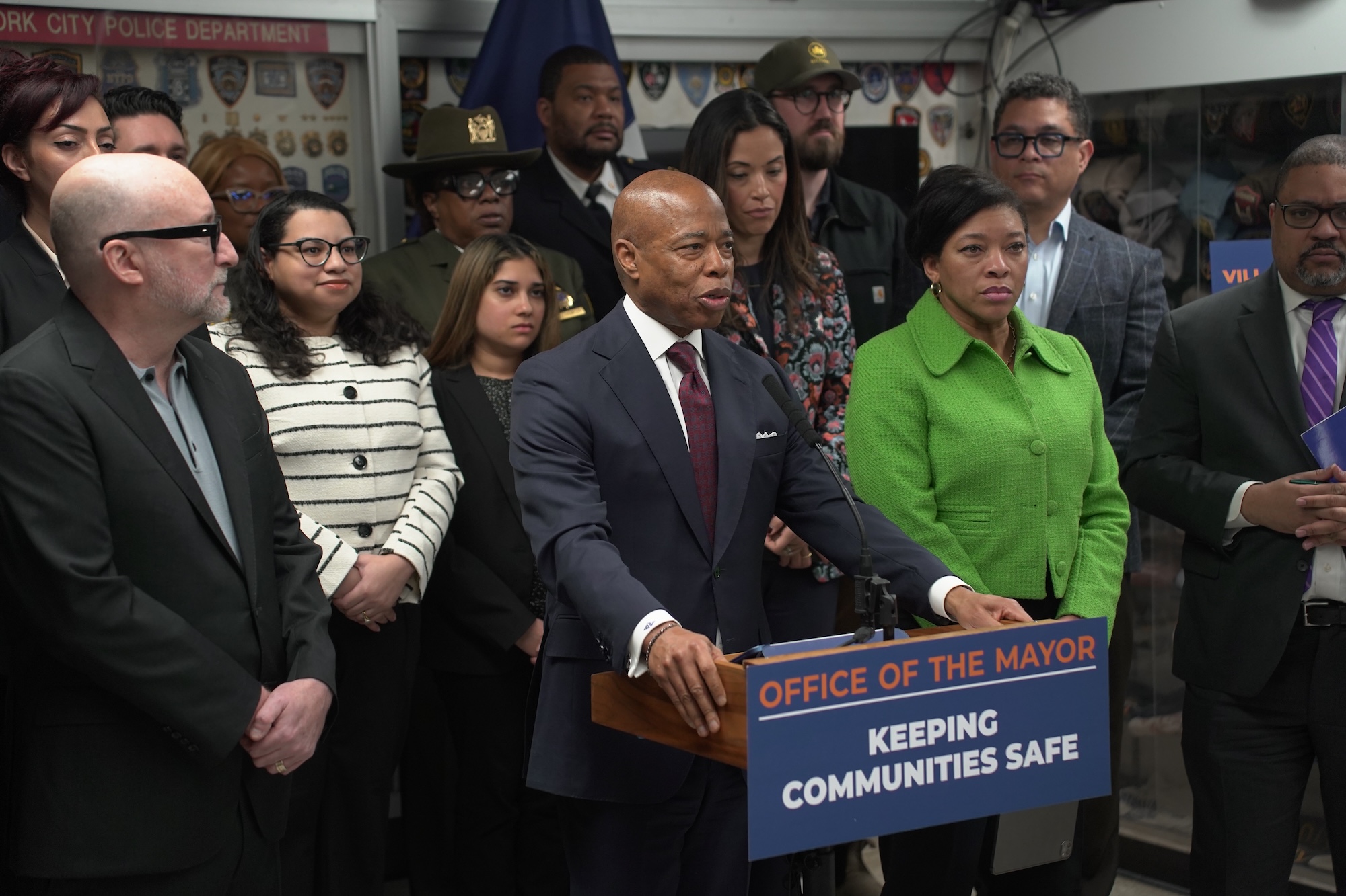 New York Mayor Eric Adams Makes Public Safety Announcement | EpochTV