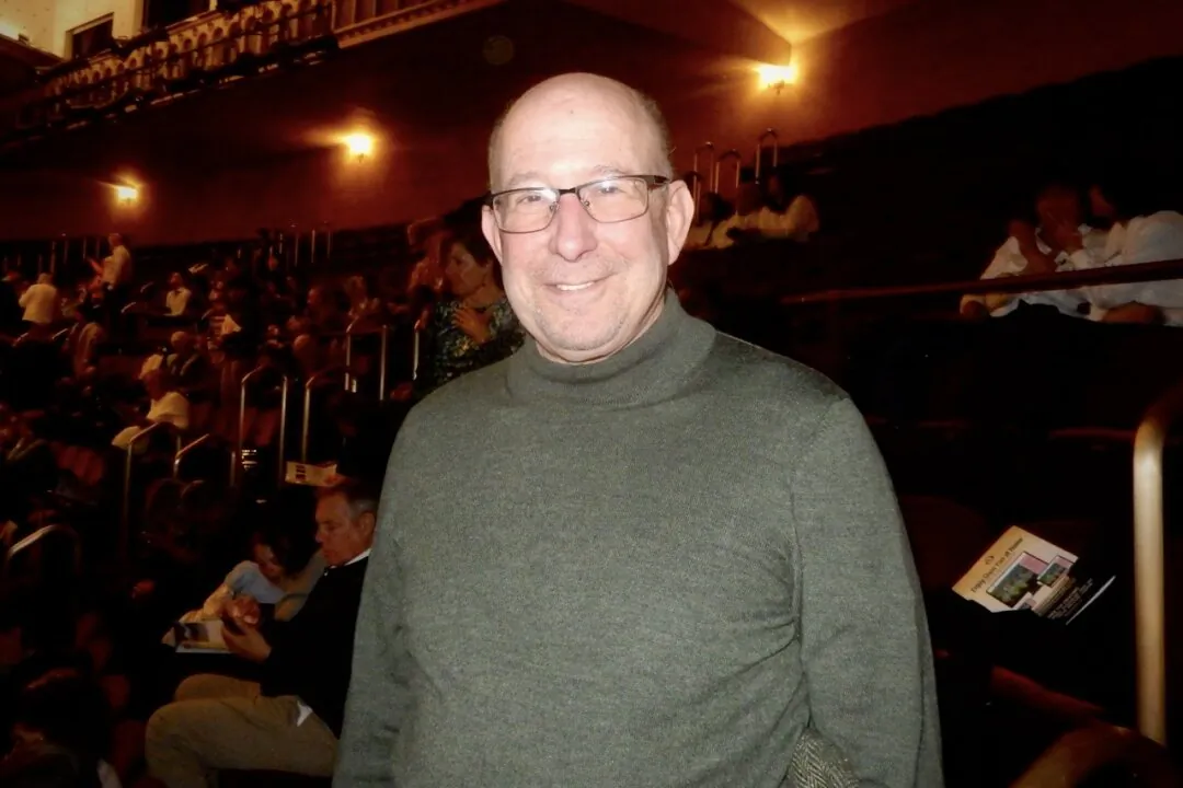 Mark Goldenberg attends Shen Yun Performing Arts at The Palace Theatre in Stamford, Conn., on March 8, 2025. (Weiyong Zhu/The Epoch Times)