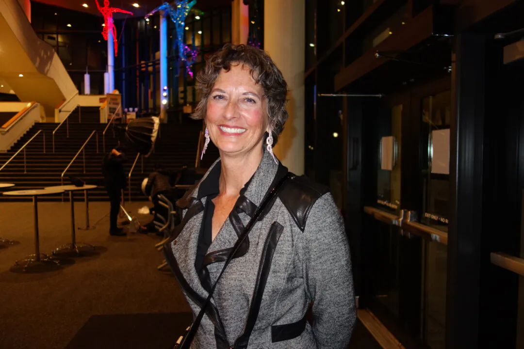 Holly Brown enjoyed Shen Yun's evening performance at the First Interstate Center for the Arts on March 8, 2025. (Lily Yu/The Epoch Times)