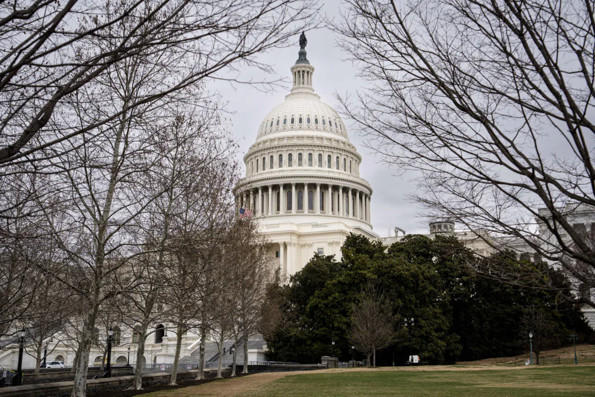 The U.S. Capitol building in Washington on March 6, 2025. (Madalina Vasiliu/The Epoch Times)