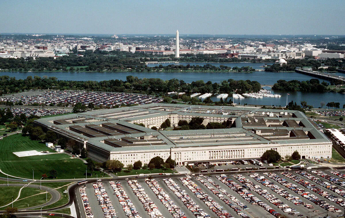 The Pentagon building, headquarters of the Department of Defense, in Arlington, Va., in an undated aerial photo. (U.S. Air Force/Getty Images)