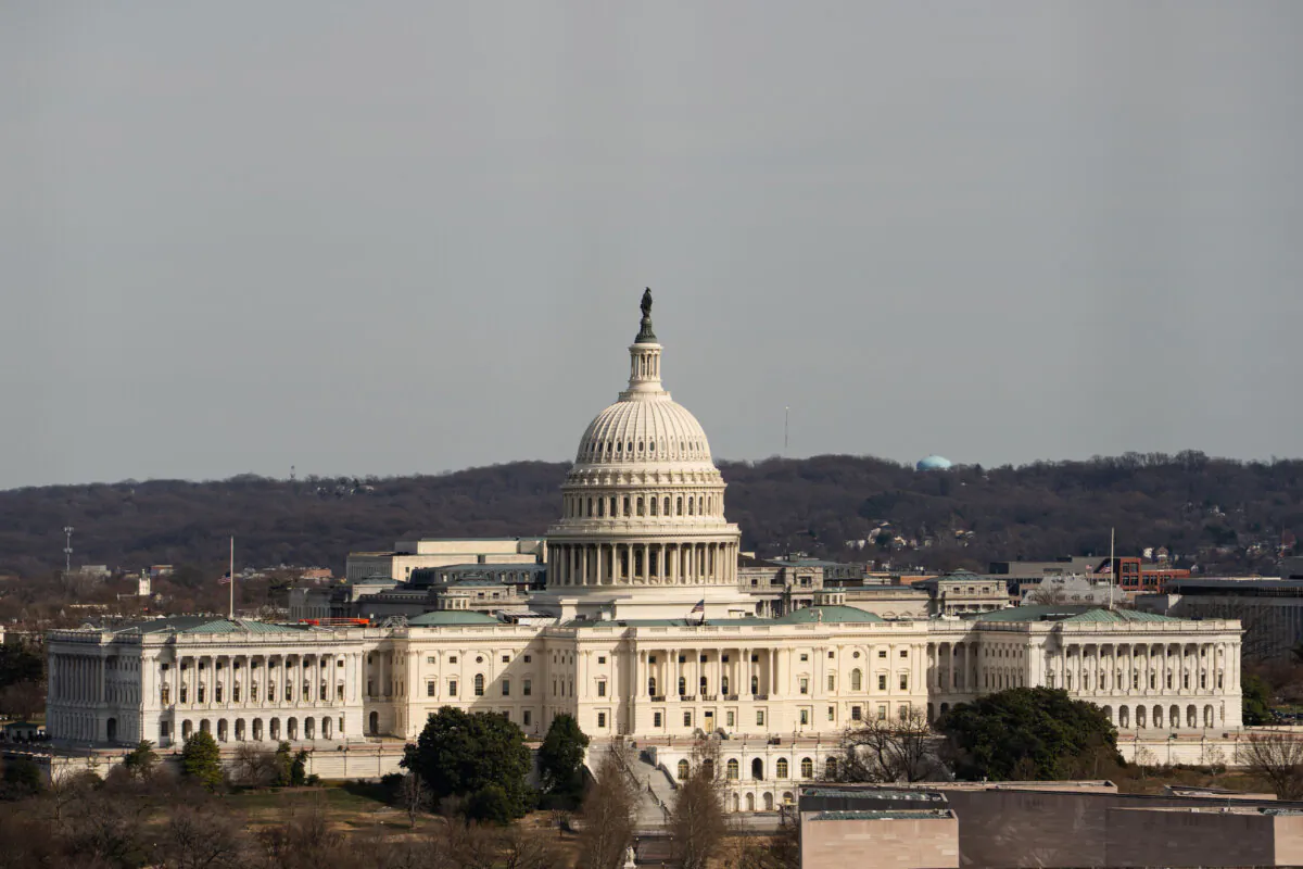 The U.S. Capitol building on March 10, 2025. (Madalina Vasiliu/The Epoch Times)