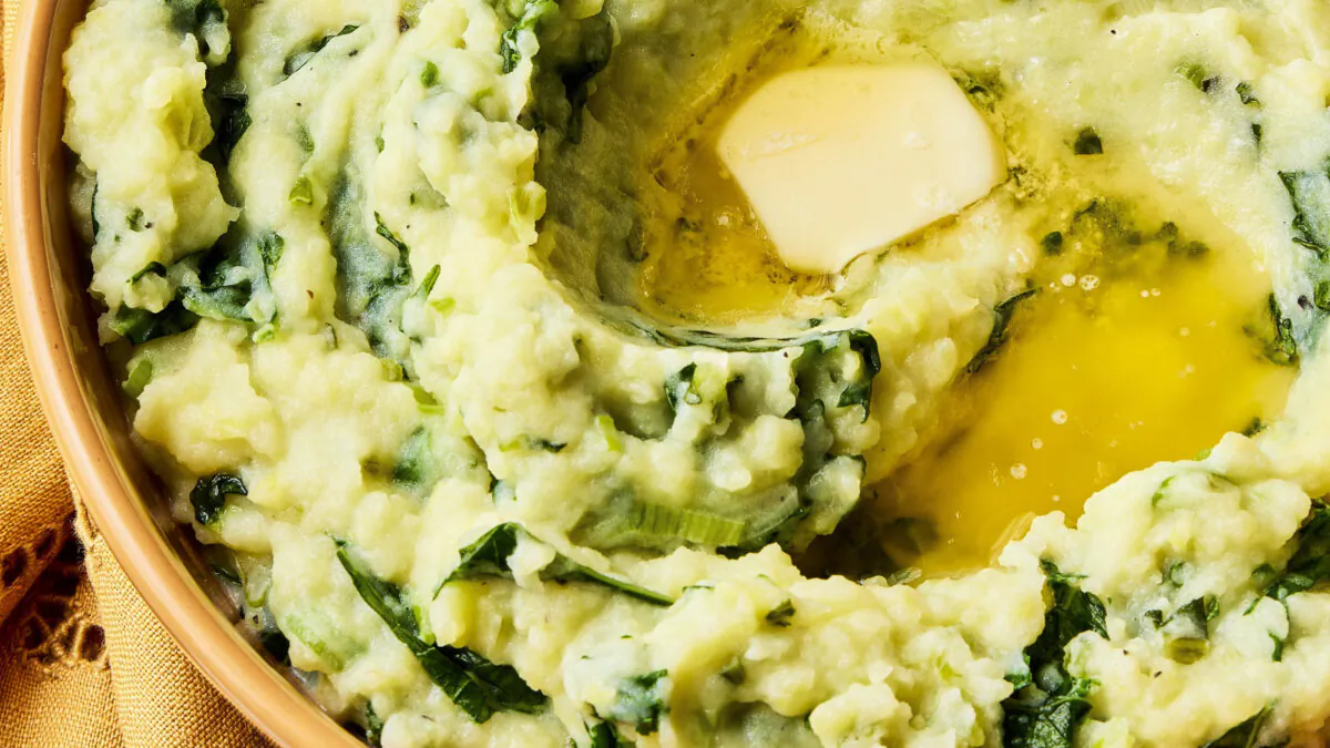 For the most traditional presentation, serve the colcannon in a large serving bowl. (Beth Fuller/TCA)