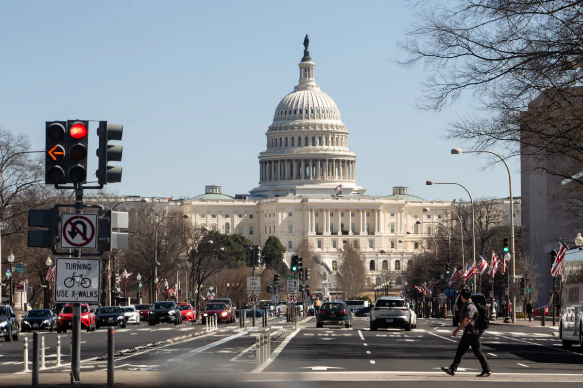 The U.S. Capitol building in Washington on March 11, 2025. (Madalina Vasiliu/The Epoch Times)