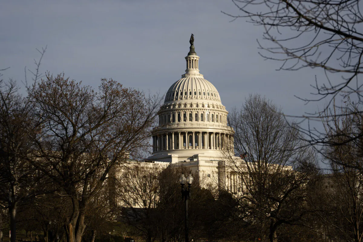 The Capitol building in Washington on March 10, 2025. (Madalina Vasiliu/The Epoch Times)