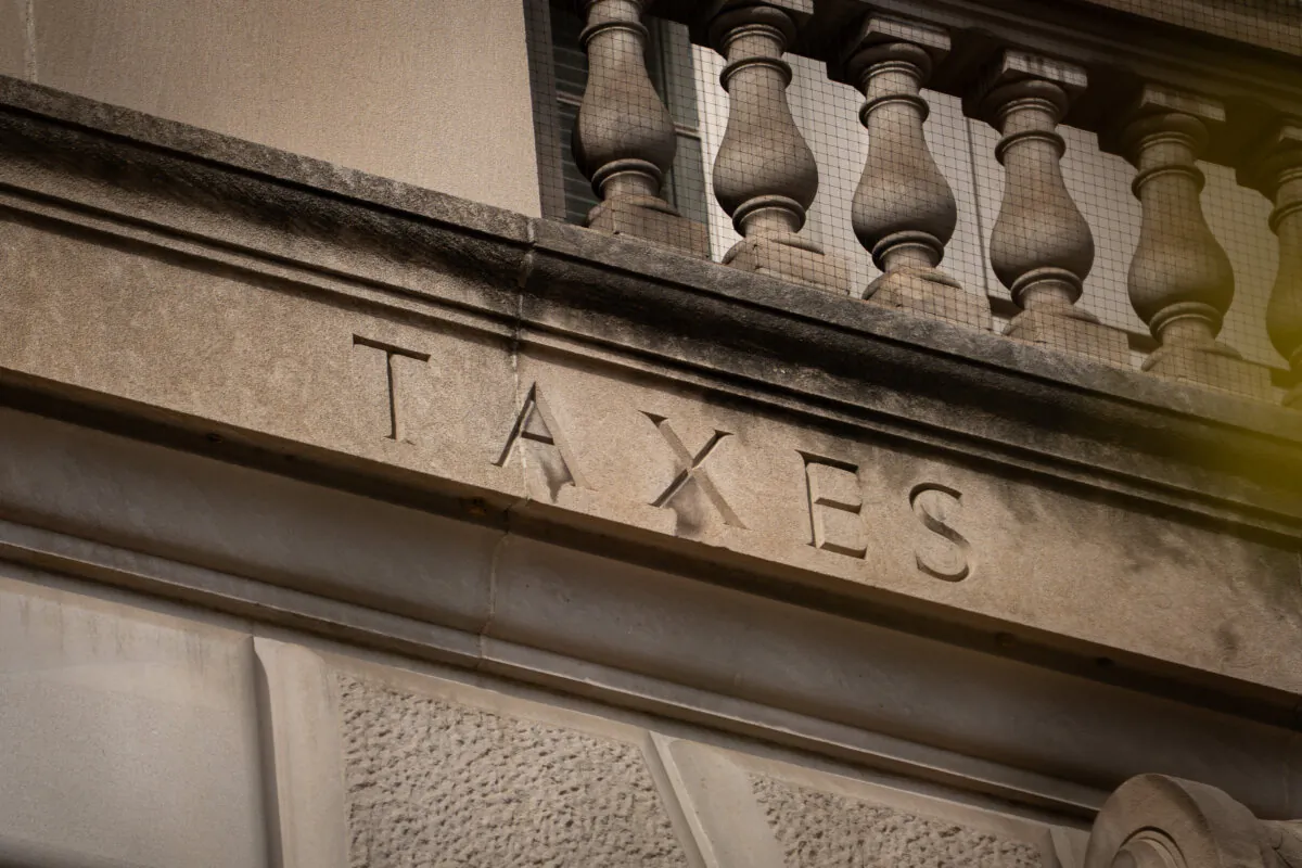 The Internal Revenue Service (IRS) in Washington on March 10, 2025. (Madalina Vasiliu/The Epoch Times)