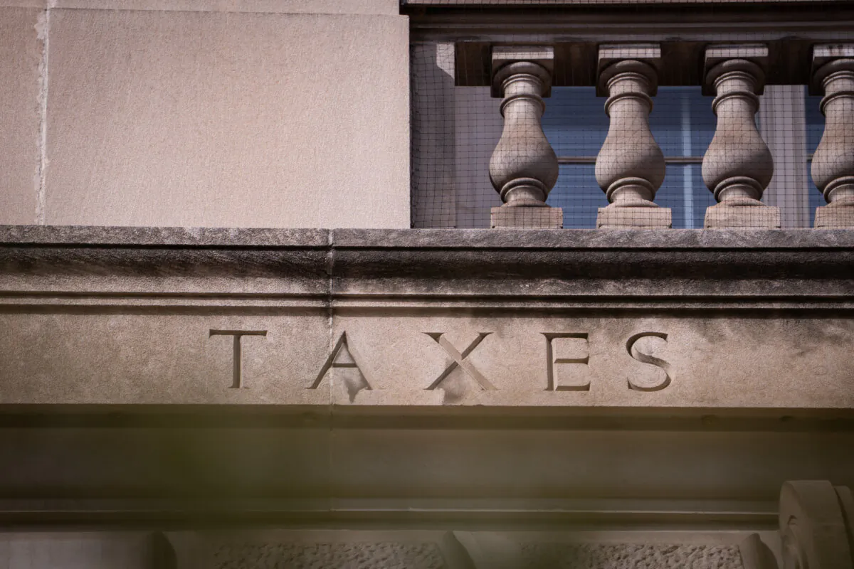 The Internal Revenue Service (IRS) in Washington on March 10, 2025. (Madalina Vasiliu /The Epoch Times)