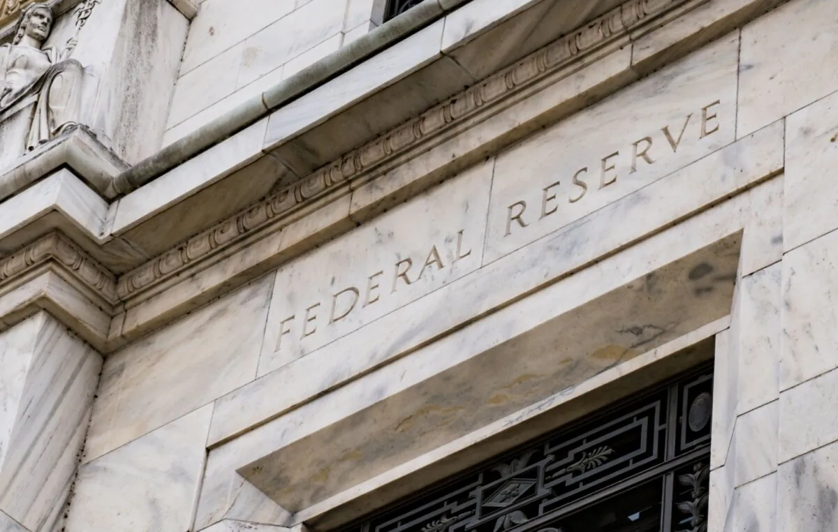 The facade of the Federal Reserve building in Washington, D.C., in a file photo. (Paul Brady Photography/Shutterstock)