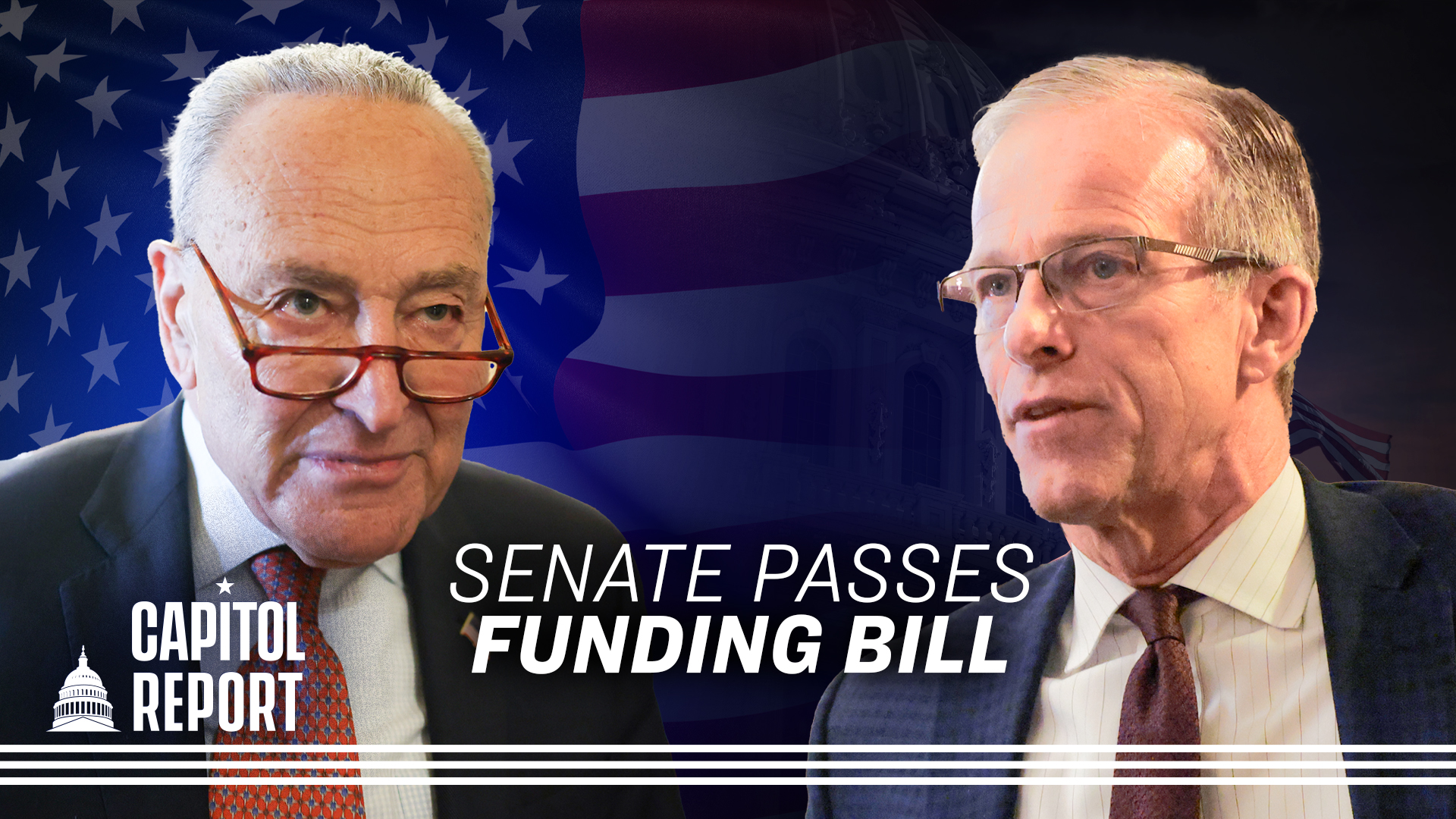 Senate Passes Funding Bill to Avert Government Shutdown; Trump Lays Out Plan for DOJ Capitol