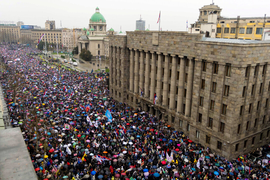 Day in Photos: Protests in Serbia, Missouri Tornado Aftermath, and Counting Monkeys in Sri Lanka