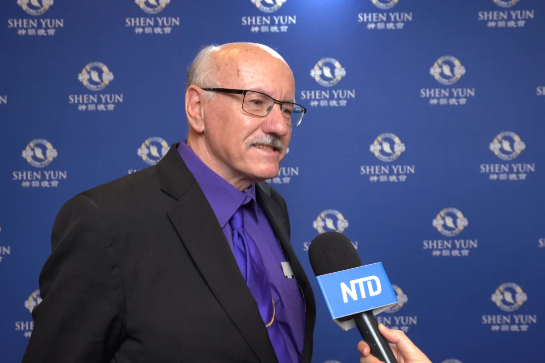 Marvin Yahnke enjoyed Shen Yun at the Des Moines Civic Center on March 15, 2025. (NTD)