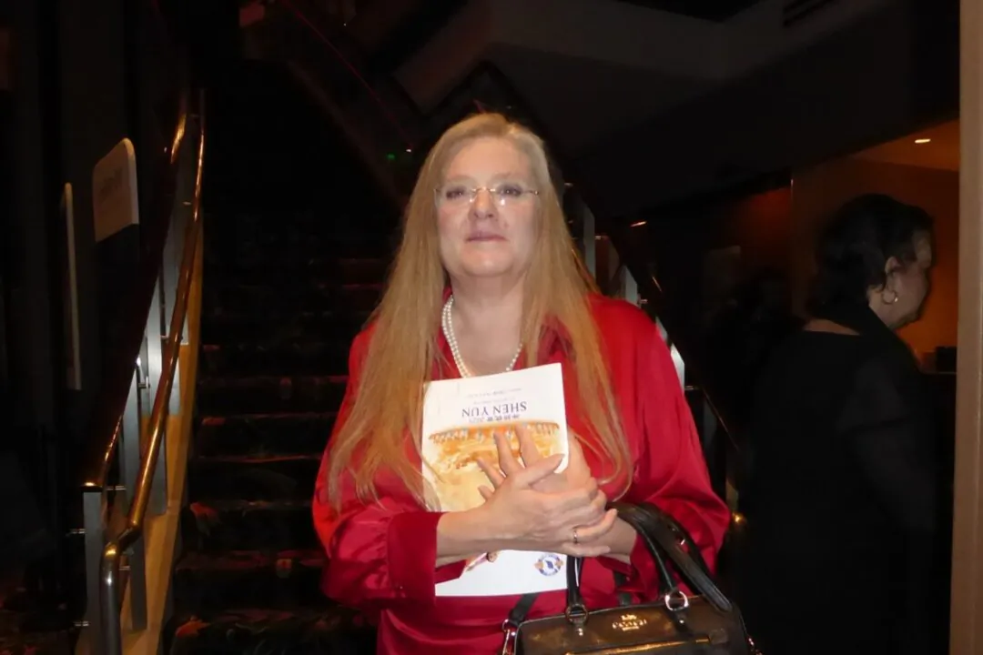 Michelle Washington enjoyed Shen Yun at The Hippodrome Theatre in Baltimore on March 15, 2025. (Frank Liang/The Epoch Times)