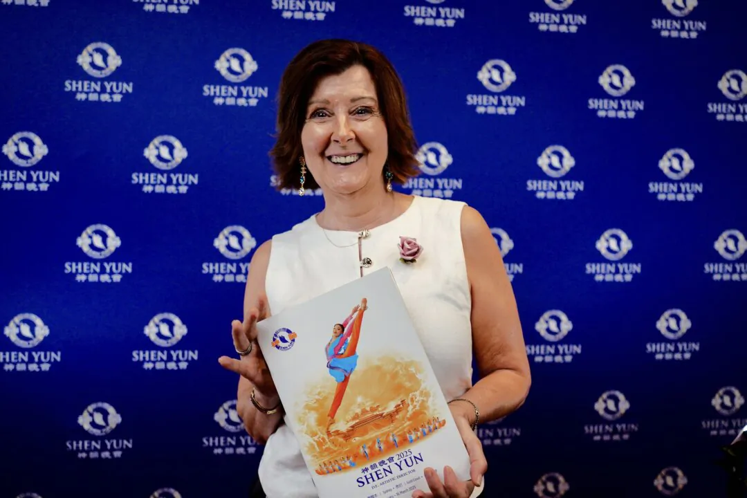President of Village Roadshow Studios Lynne Benzie at Shen Yun on the Gold Coast, Australia, on March 15, 2025. (NTD)