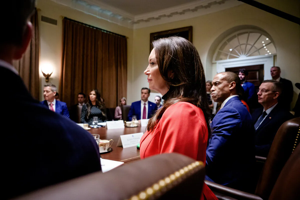 Agriculture Secretary Brooke Rollins attends the first Cabinet meeting during President Donald Trump's second administration, at the White House in Washington on Feb.26, 2025. (Andrew Harnik/Getty Images)