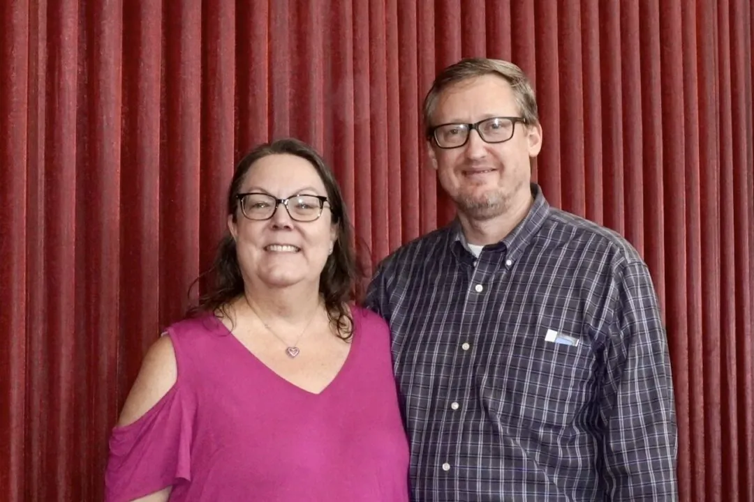 Julia and Walter Stafford enjoyed Shen Yun at BJCC Concert Hall in Birmingham, Alabama, on March 16, 2025. (Nancy Ma/The Epoch Times)