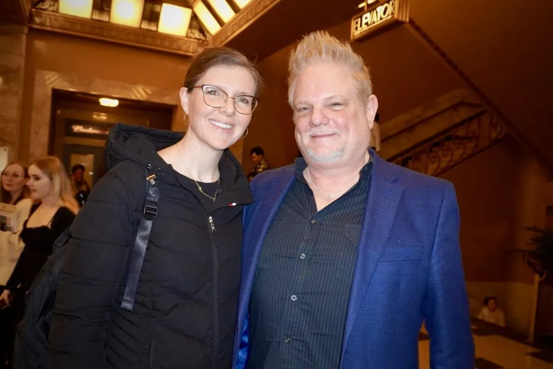 Michelle Ravelle and Peter Kemp enjoyed Shen Yun at the Stifel Theatre in St. Louis, Missouri, on March 16, 2025. (Sherry Dong/The Epoch Times)