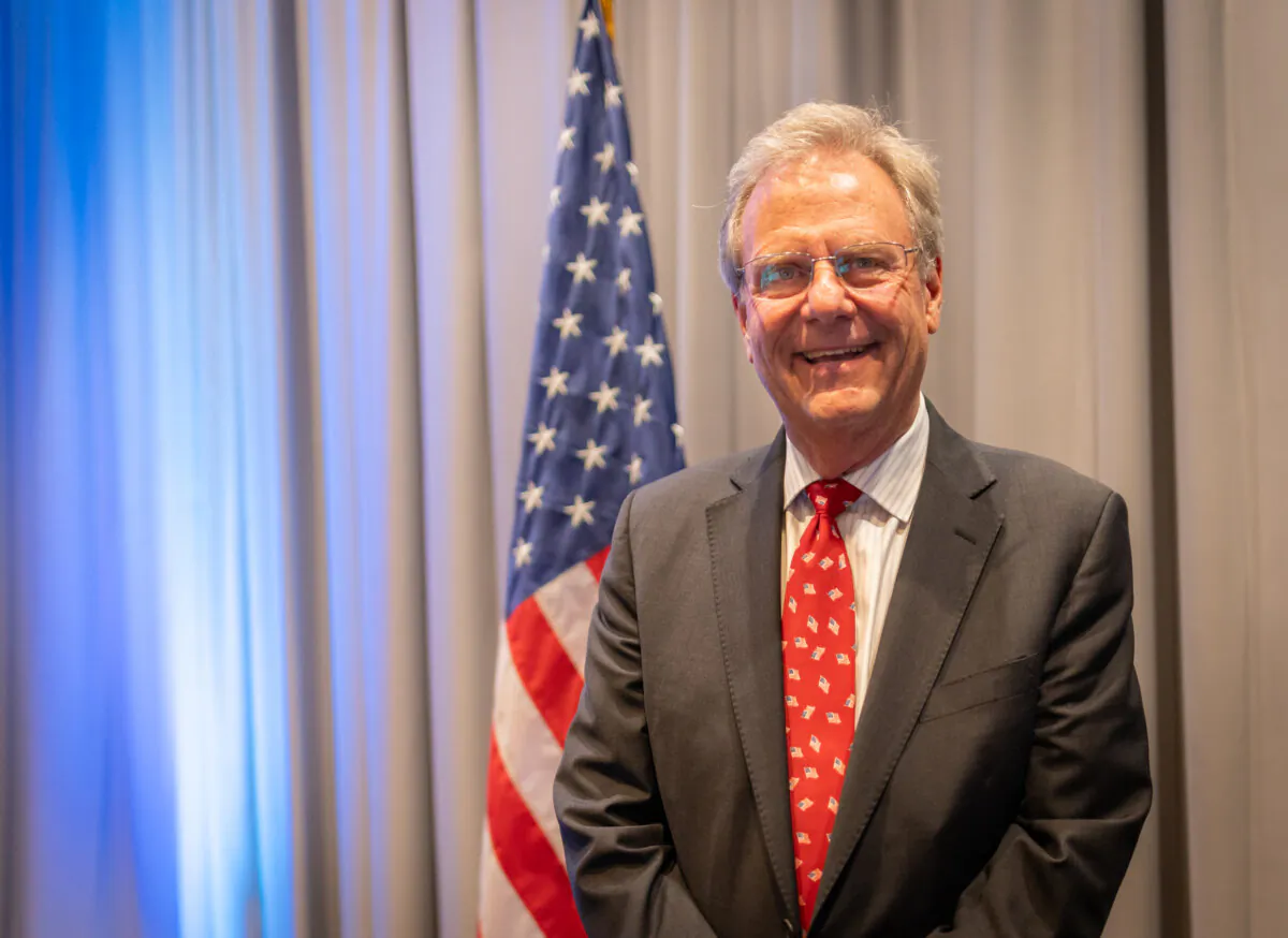San Diego County Supervisor Jim Desmond attends the CAGOP convention in Sacramento, Calif., on March 15, 2025. (John Fredricks/The Epoch Times)