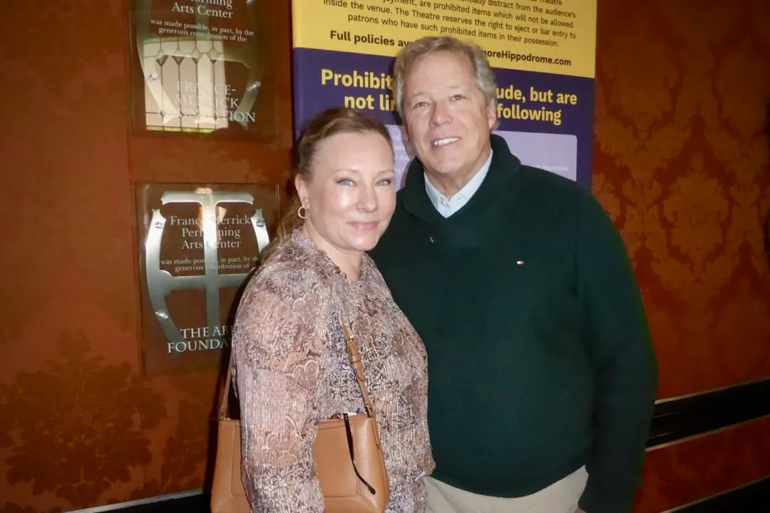 Amber Hyde and Blaine Welkr watched Shen Yun Performing Arts at The Hippodrome Theatre in Baltimore, Md., on March 16, 2025. Frank Liang/The Epoch Times