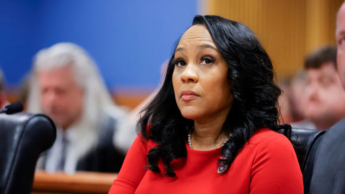 Fulton County District Attorney Fani Willis during a hearing in the case of The State of Georgia v. Donald J. Trump et al. at the Fulton County Courthouse in Atlanta, on March 1, 2024. (Alex Slitz/Pool/Getty Images)