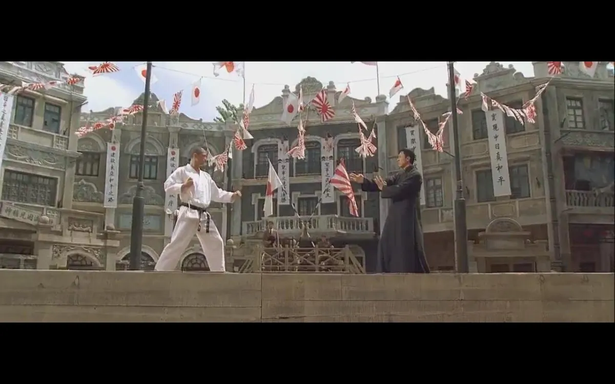 Gen. Miura (Hiroyuki Ikeuchi) and (Donnie Yen), in "Ip Man." (Mandarin Films)