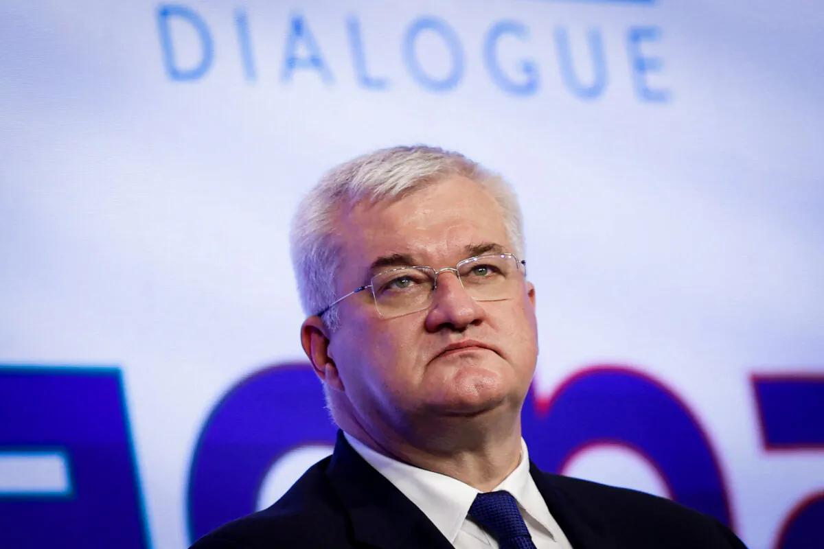 Ukrainian Foreign Minister Andrii Sybiha attends Raisina Dialogue in New Delhi, India, on March 18, 2025. (Adnan Abidi/Reuters)