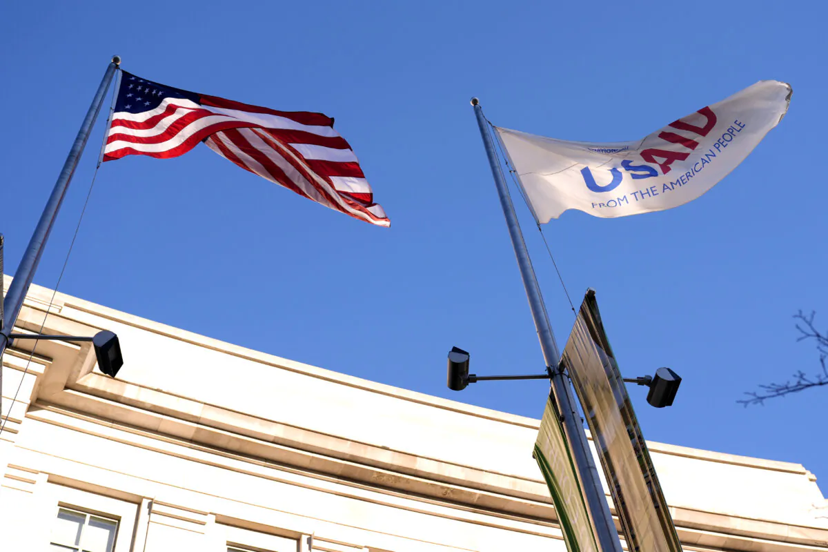 The U.S. Agency for International Development (USAID) in Washington on Feb. 1, 2025. (Carolyn Kaster/AP Photo)