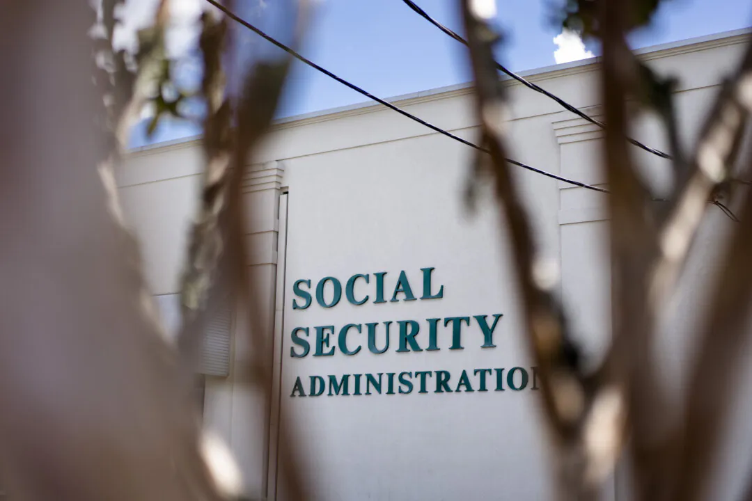 The Social Security Administration office building in Waycross, Ga., on Aug. 28, 2024. (Madalina Vasiliu/The Epoch Times)