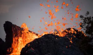 Eruption of Kīlauea Volcano in Hawaii