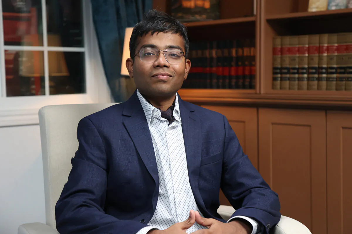 Anurag Kamal, co-founder of ElectricFish. (The Epoch Times)