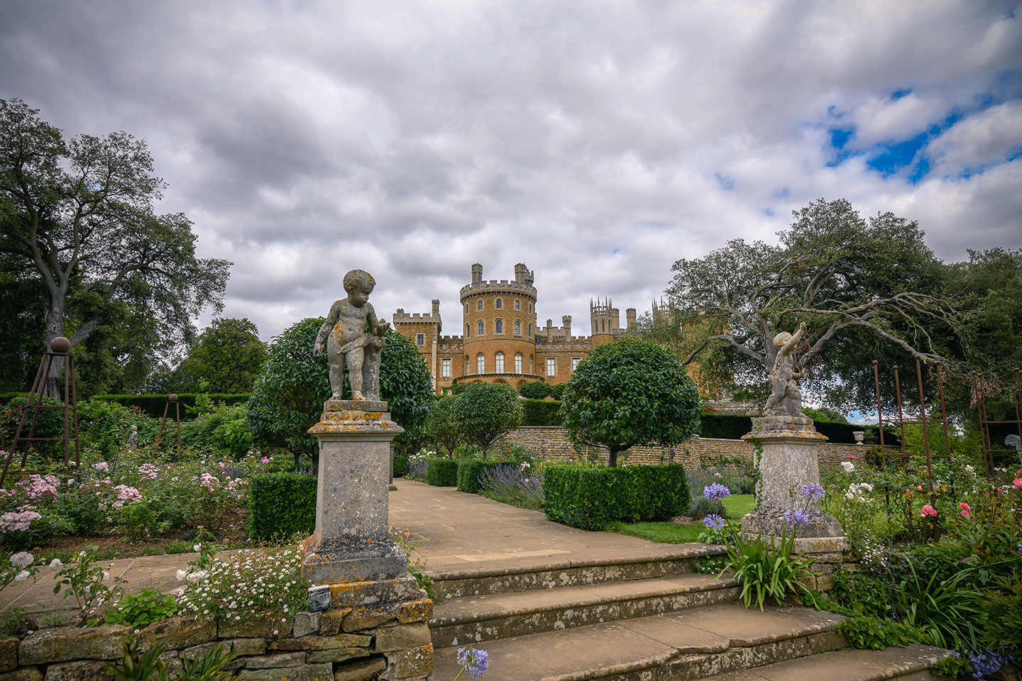 Belvoir Castle formal garden