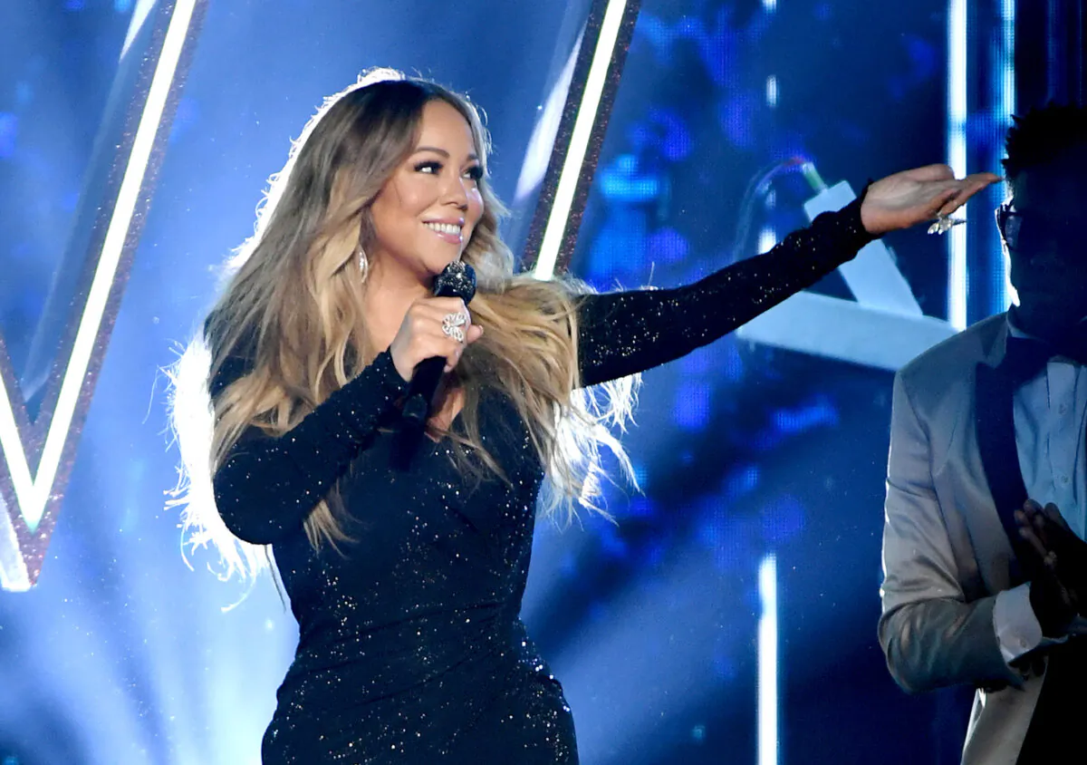 Mariah Carey performs during the 2019 Billboard Music Awards at MGM Grand Garden Arena in Las Vegas on May 1, 2019. (Ethan Miller/Getty Images)