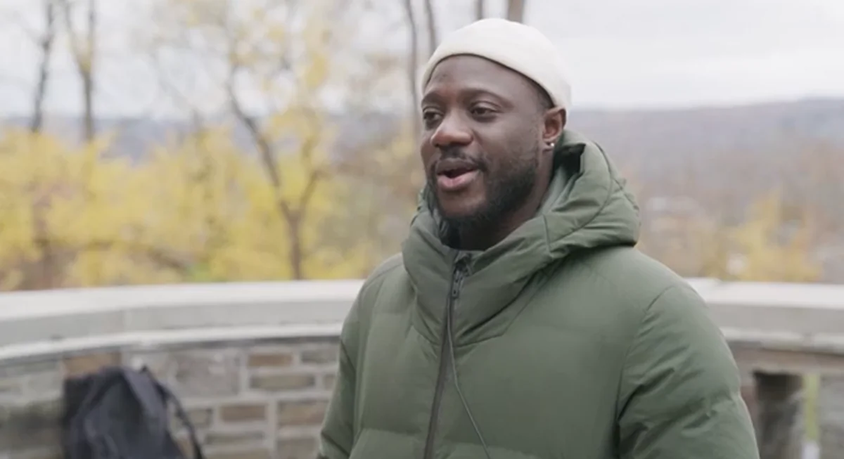 Cornell graduate student Momodou Taal in a still from a file video. (CNN/Screenshot via NTD)