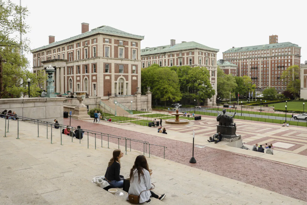 Columbia University in Manhattan in New York City, on May 10, 2021. (Samira Bouaou/The Epoch Times)