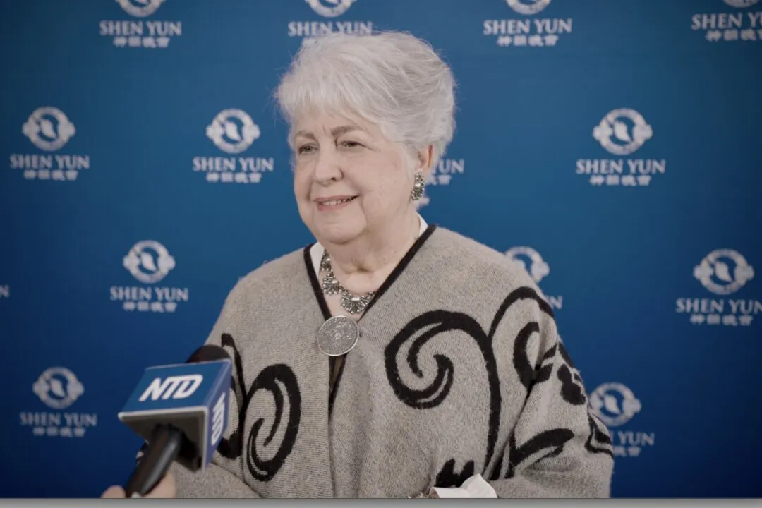 Maria Teresa Diaz enjoyed Shen Yun at the Terrace Theater in Long Beach, California, on March 23, 2025. (NTD)