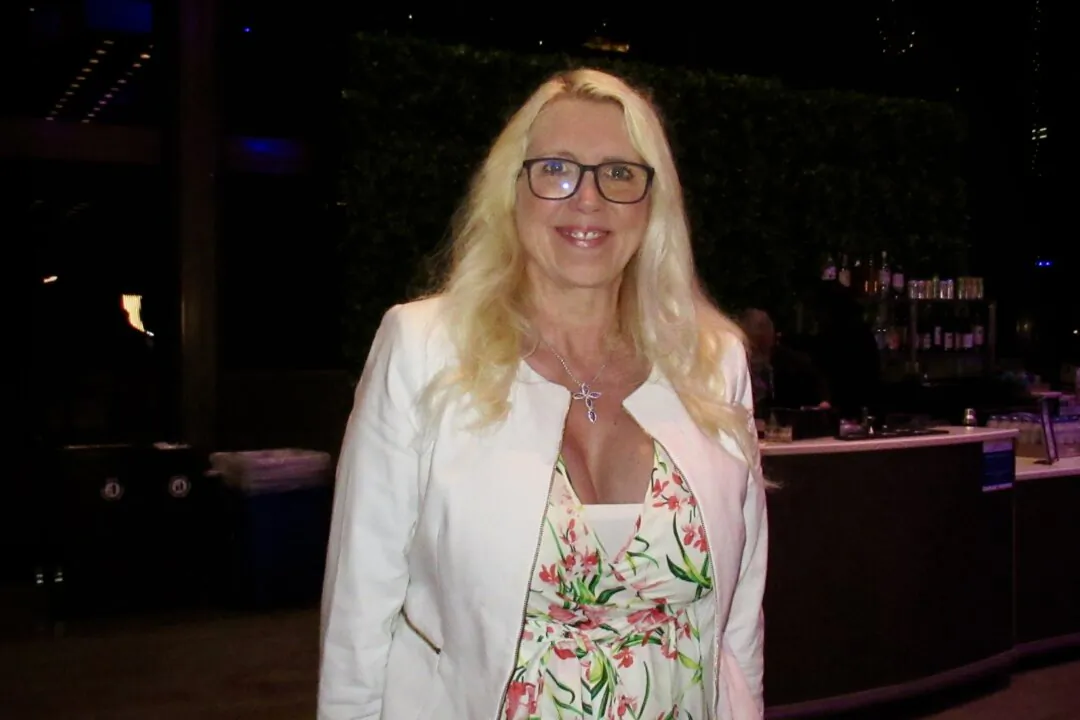 Tina Payne enjoyed Shen Yun at the Terrace Theater, in Long Beach, Calif., on March 22, 2025. (Linda Jiang/The Epoch Times)