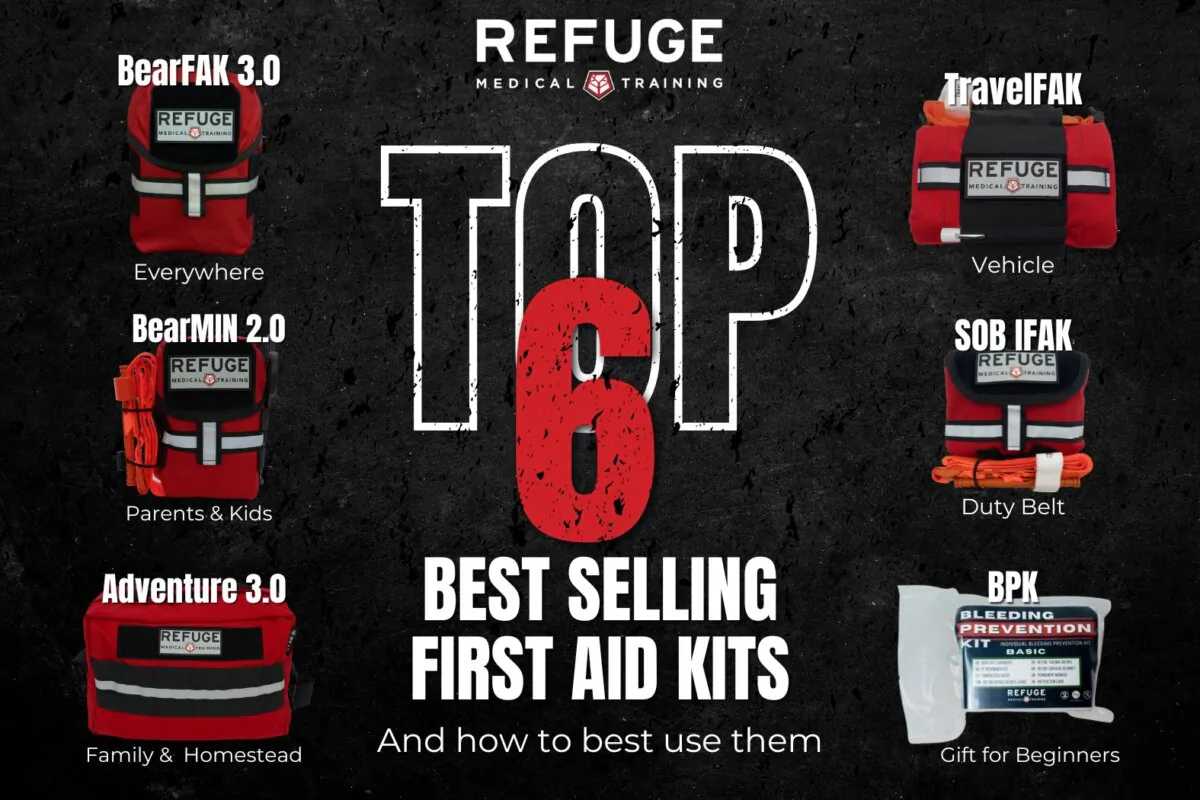 Top 6 Best-Selling Emergency Kits and How to Use Them Effectively. (Refuge Medical)