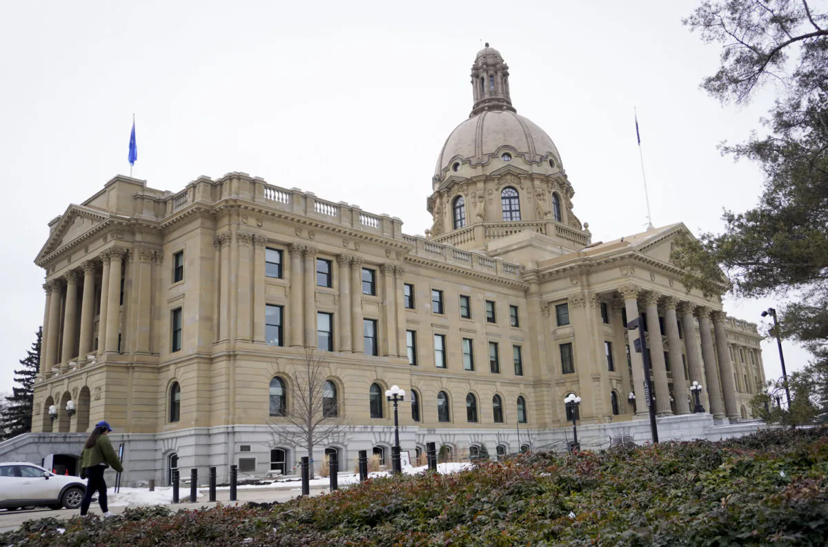 The Alberta legislature in Edmonton in a file photo. (Carolina Avendano/The Epoch Times)